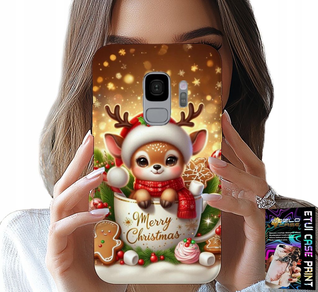Hülle Für Samsung Galaxy S9 - Süsses Rentier-Weihnachtsmuster