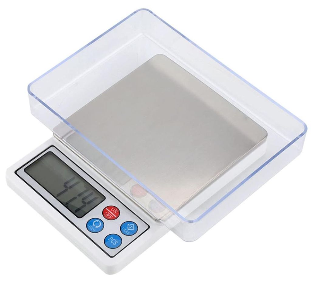 Mini-Waage – Tragbare elektronische Mini-Digitalwaage mit hoher Präzision zum Wiegen von 2 kg / 0,1 g