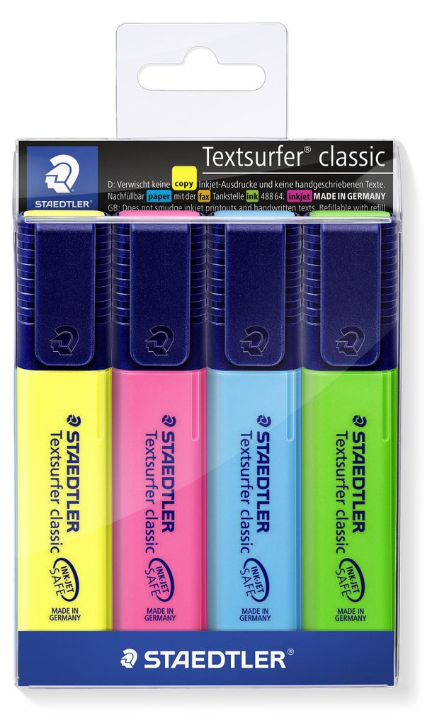 STAEDTLER Textsurfer classic 364 Textmarker Etui mit 4 Produktbild 