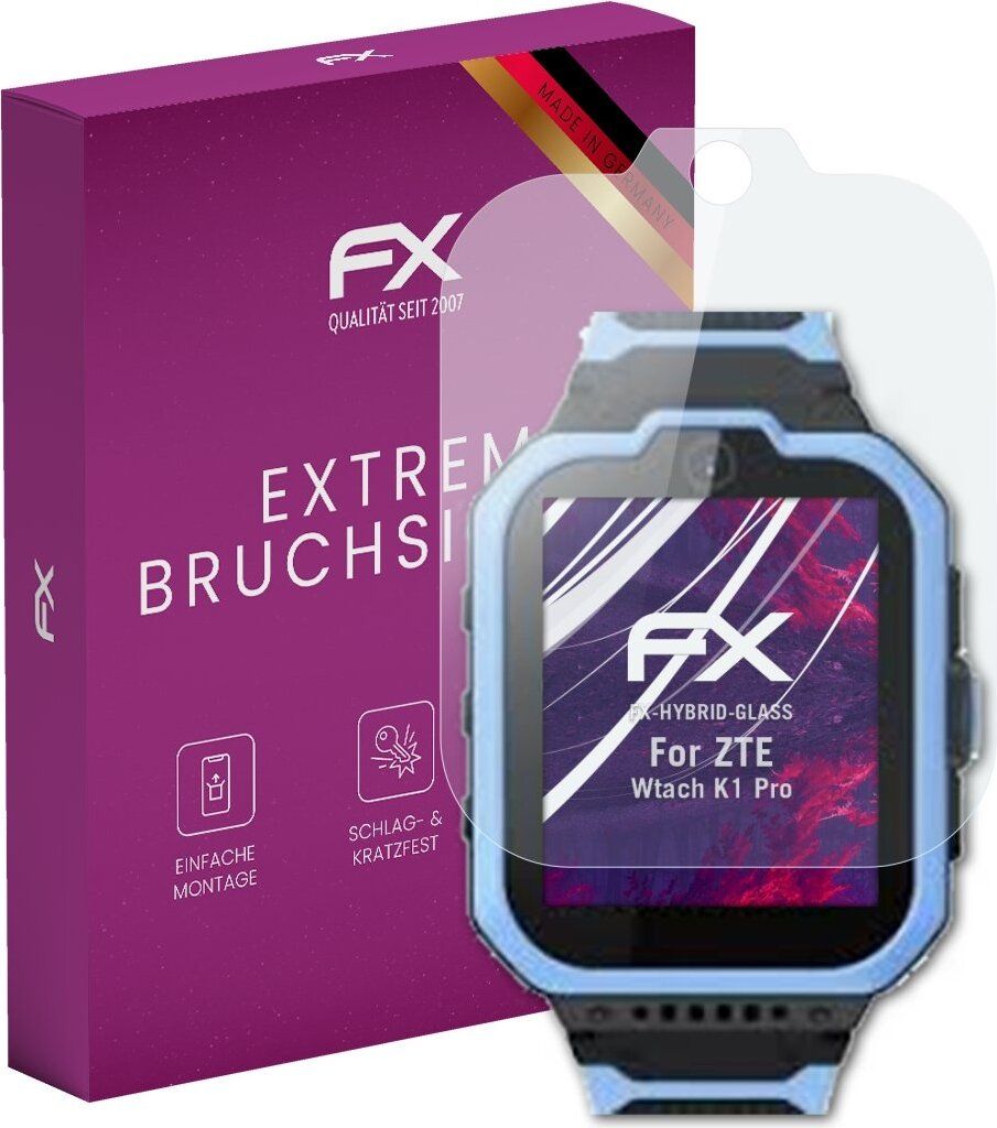 atFoliX FX-Hybrid-Glass Displayfolie kompatibel mit ZTE Produktbild 