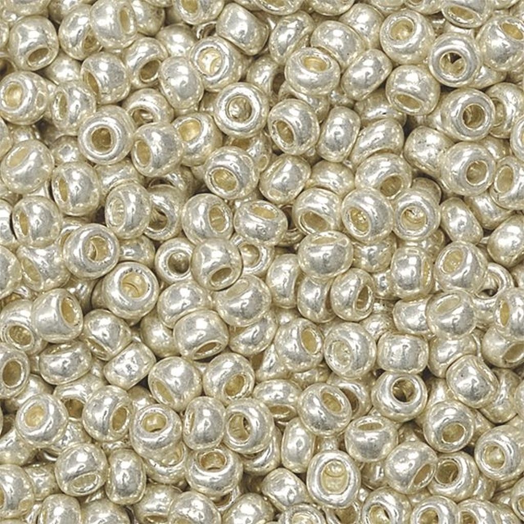 Rocailles 2,5 mm silber VE=6x13g