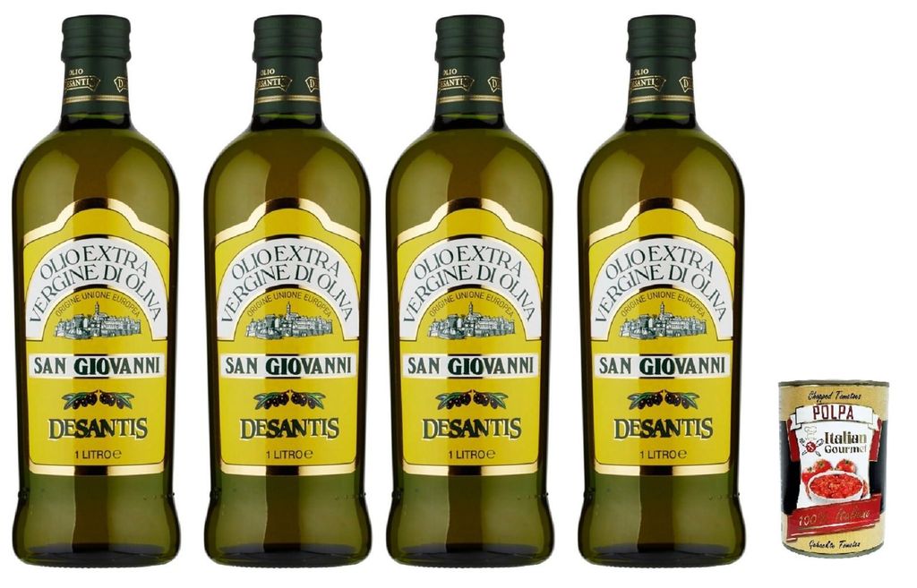 Desantis San Giovanni Olio Extra Vergine di Oliva 1 L – 4er Produktbild 