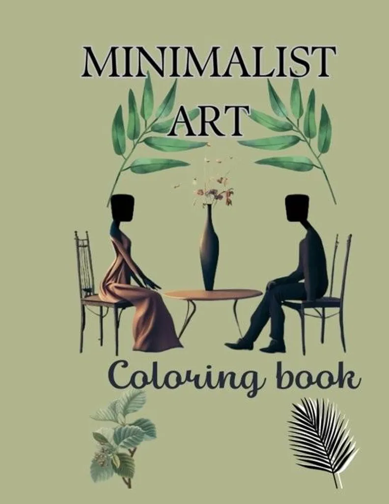 Livre de coloriage minimaliste anti-stress - Finir ses dessins facilement