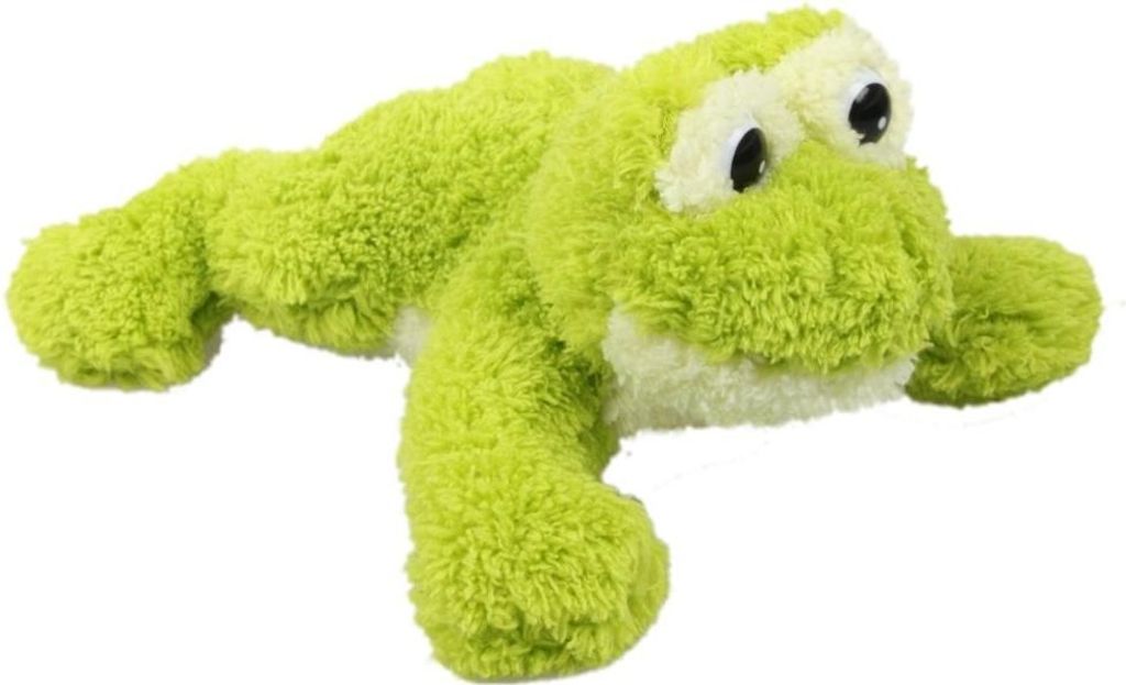 Inware - Kuscheltier Frosch, liegend, grün, 40 cm