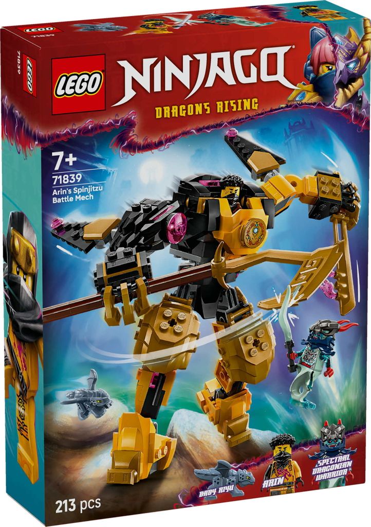 Lego Ninjago - Le robot de combat Spinjitzu Arina 71839 Image du produit 