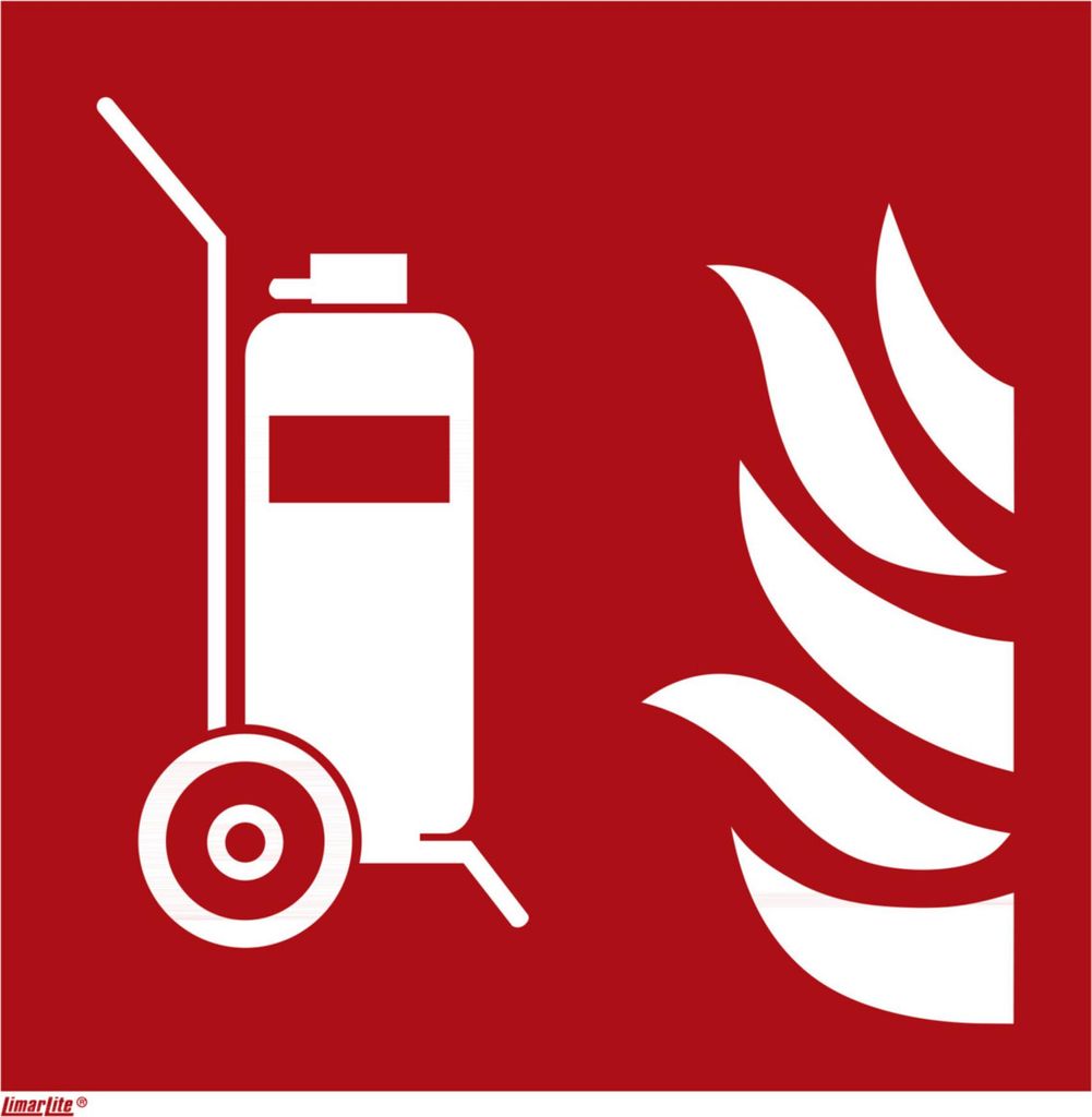 Brandschutzzeichen Fahrbarer Feuerlöscher, Typ: 11150