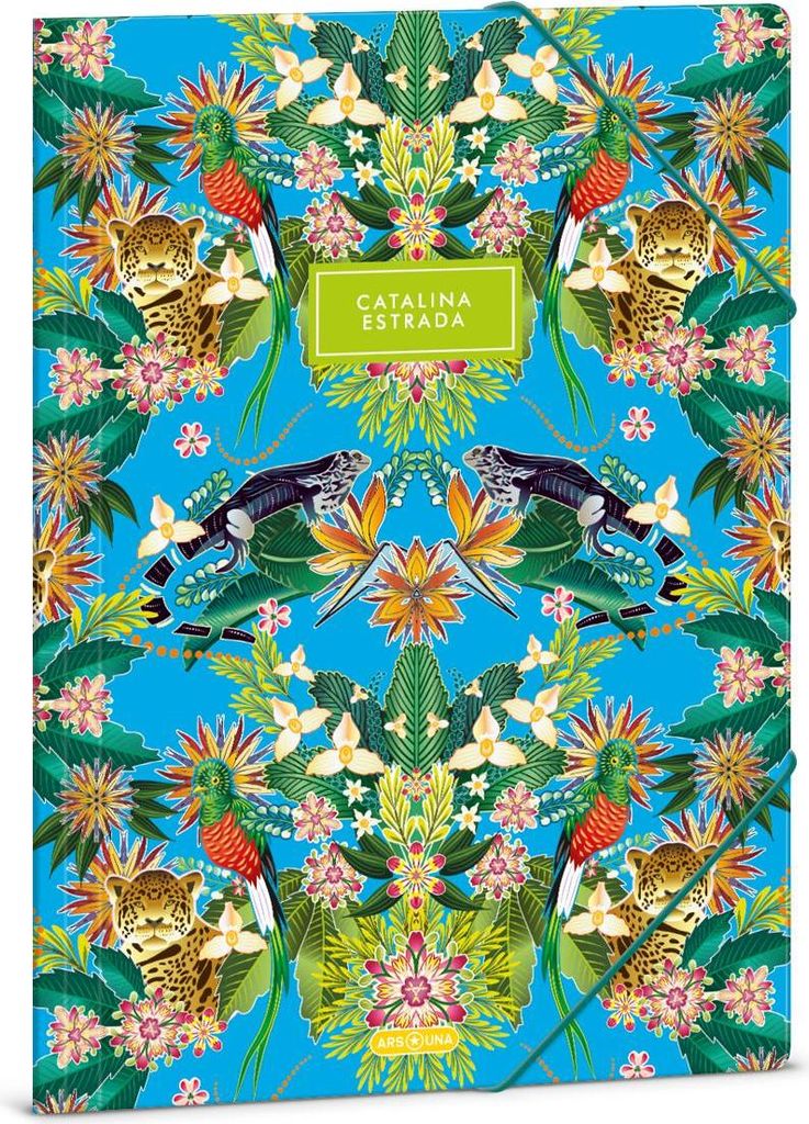 Cartellina Ars Una Catalina Iguana Jungle A4 Immagine del prodotto 