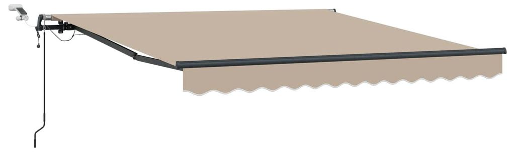 Markisenstoff mit Beige 350 x 250 cm Polyester