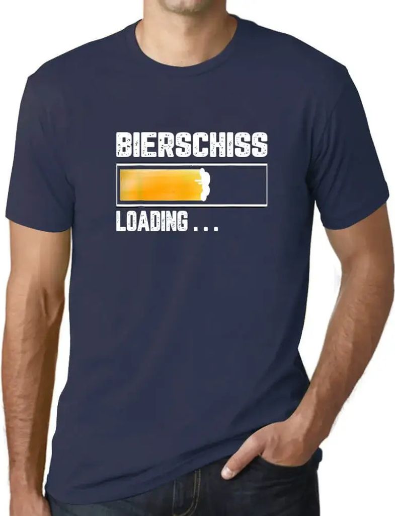 Herren Grafik T-Shirt Bierschiss Beladen – Bierschiss Loading – Öko-Verantwortlich Vintage Jahrgang Kurzarm Lustige Druck Geburtstag Geschenk ...