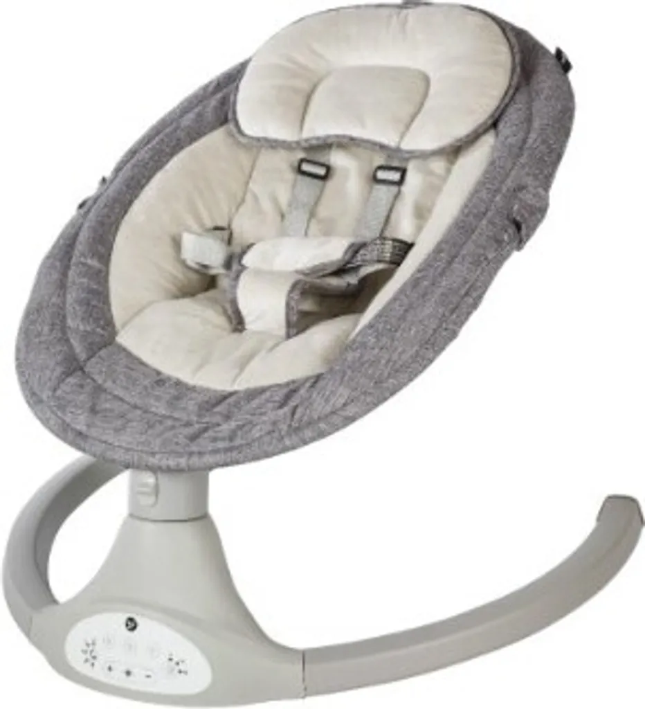 Transat Bébé Électrique Bluetooth Bebies First - Gris avec Minuteur - 2