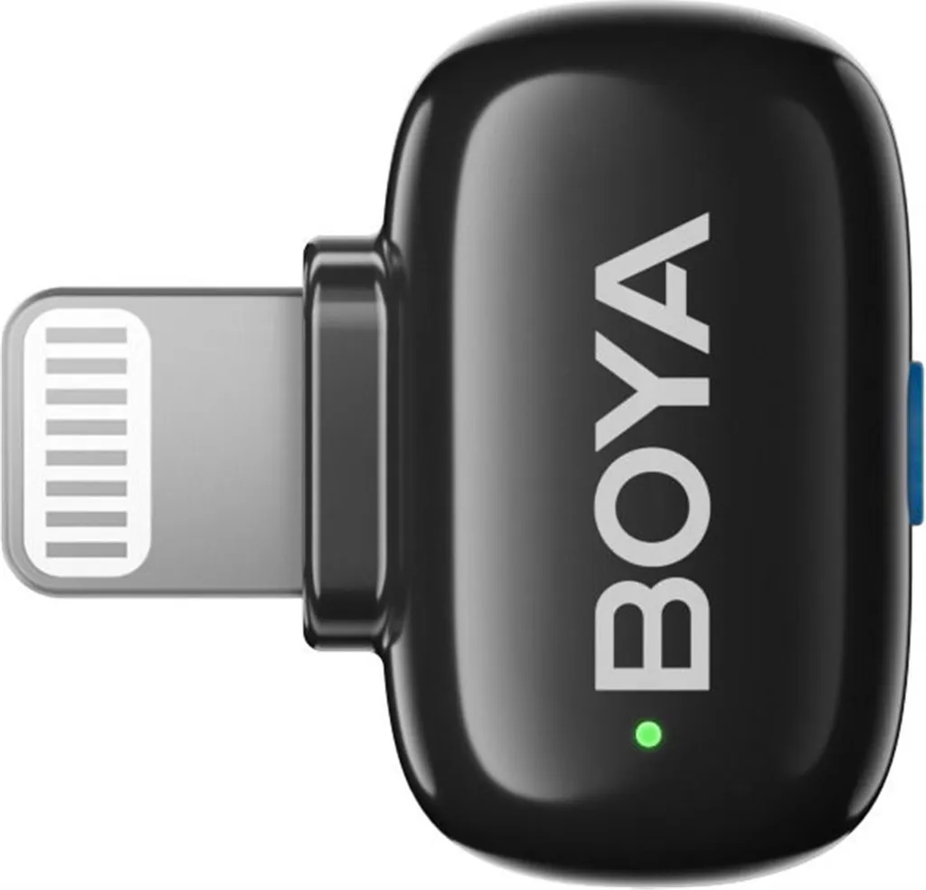 BOYA Mini Microfono Wireless Professionale - Ultracompatto 2.4GHz USB-C/Lightning