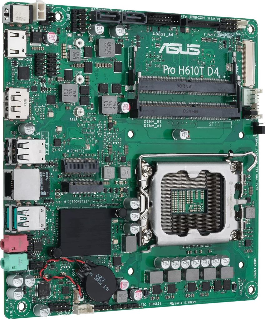 ASUS Pro H610T D4-CSM - Základní deska - Tenký mini ITX - Obrázek produktu 
