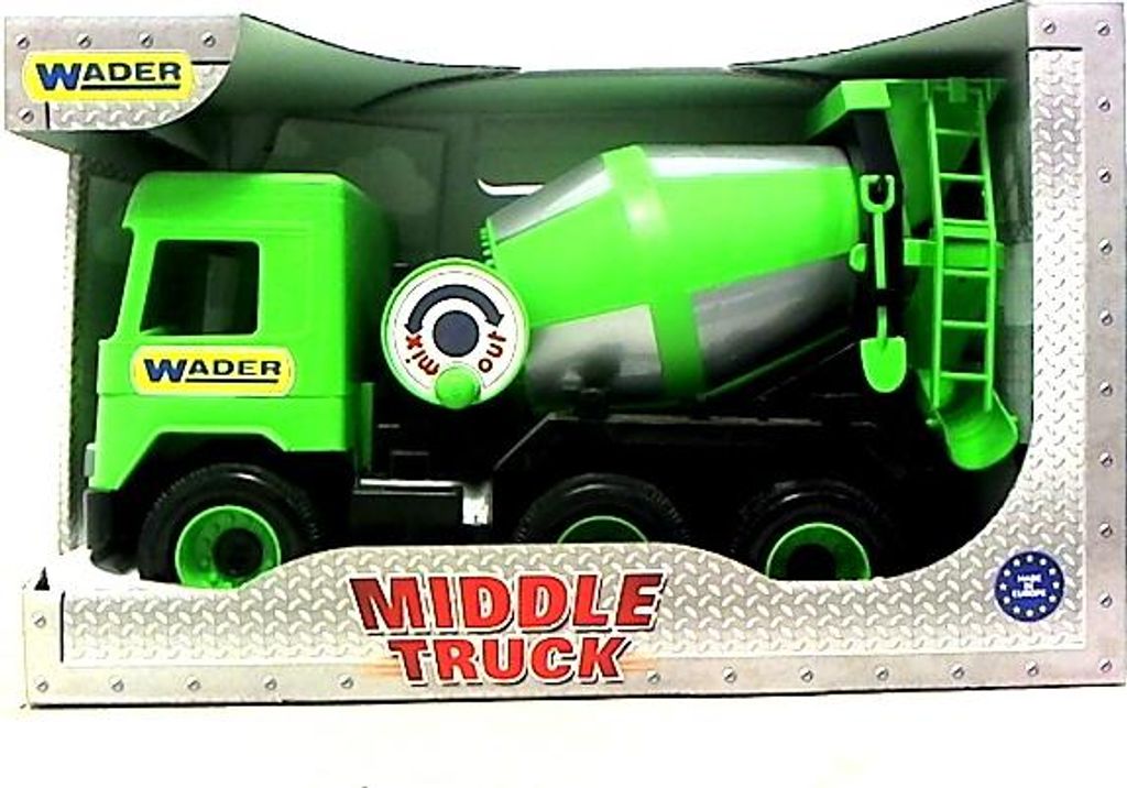 Betoniera verde Middle Truck in a box Immagine del prodotto 