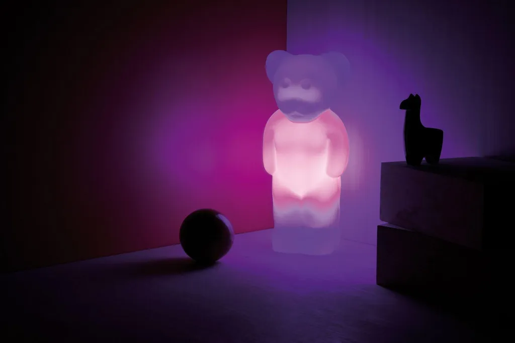 Lampe ours LED Lumibär Authentics blanc : l'éclairage doux sans reflets - 7
