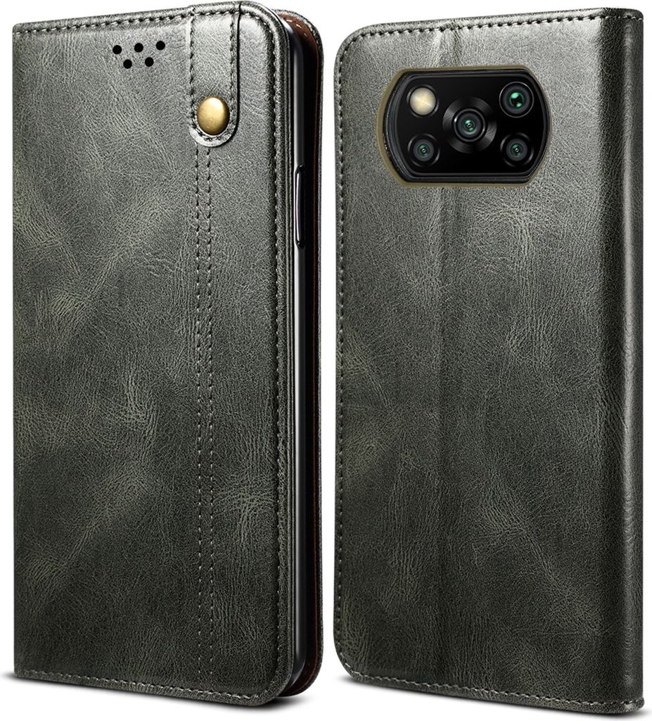 Xiaomi Poco X3 NFC Hülle, LaimTop Leder Flip Brieftasche Produktbild 