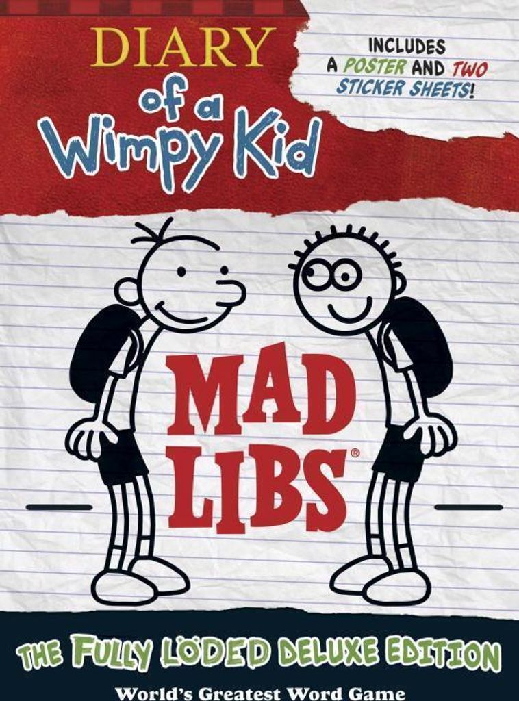 Diary of a Wimpy Kid Mad Libs