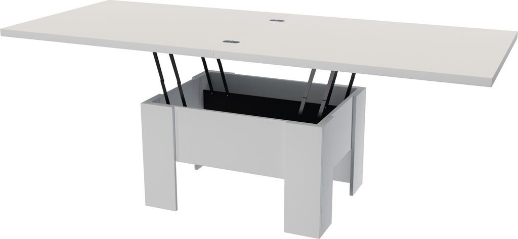 MINIO go for it, Tisch “Eryk” 100-200cm, klappbar, Alpen Weiss Farbe