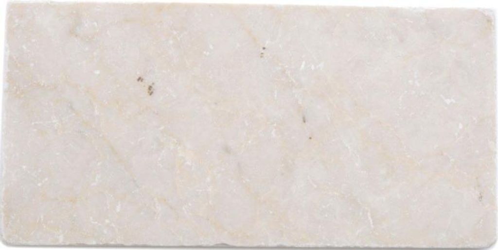Naturstein Mosaikfliesen Marmor elfenbein matt Wand Boden Küche Bad Dusche MOSF-45-M410