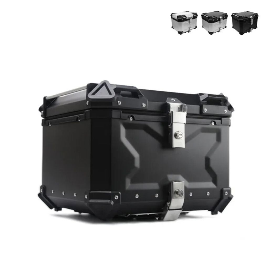 Topcase motorrad 46 litri alluminio hinten universale Immagine del prodotto 
