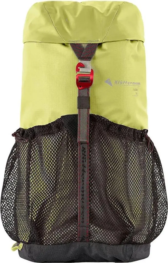 Petit Sac à Dos de Randonnée Klättermusen Fjörm 18L Jaune et Robuste
