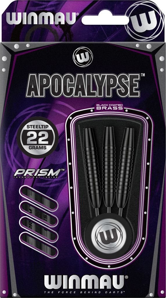 Freccette Winmau Apocalypse Brass Steeldart 24 g Immagine del prodotto 