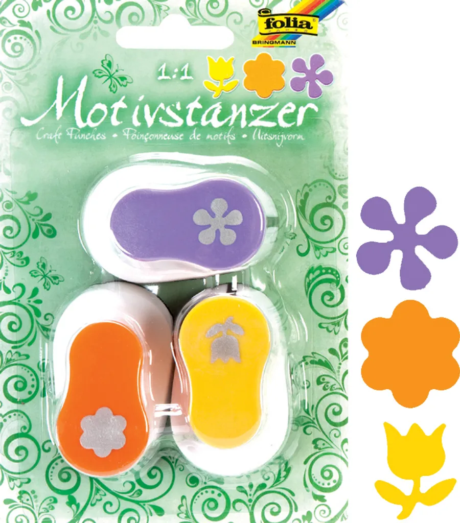 Folia Perforateur à Motif Toute l'Année Petit Set de 7 Pièces Créatives