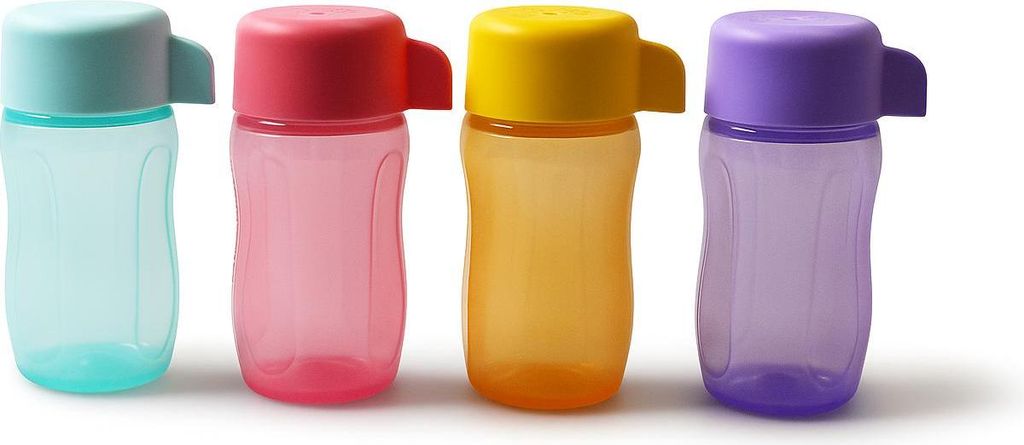 TUPPERWARE To Go Eco 90 ml lila + rosa + orange + blau Produktbild 