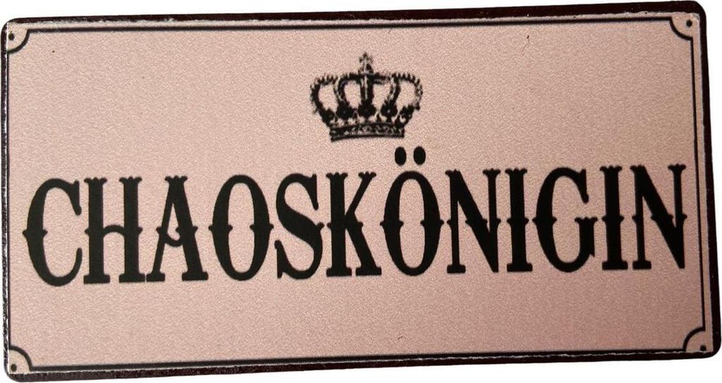 Kühlschrankmagnet im Antik Look - Chaoskönigin