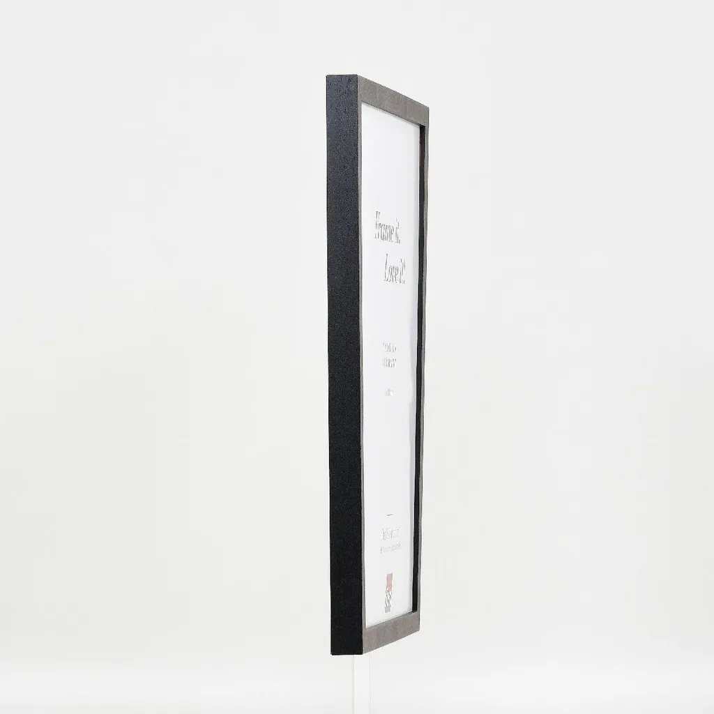 Cornice Professionale 25x60 Antracite Legno - Profilo 42 Acrilico - 8