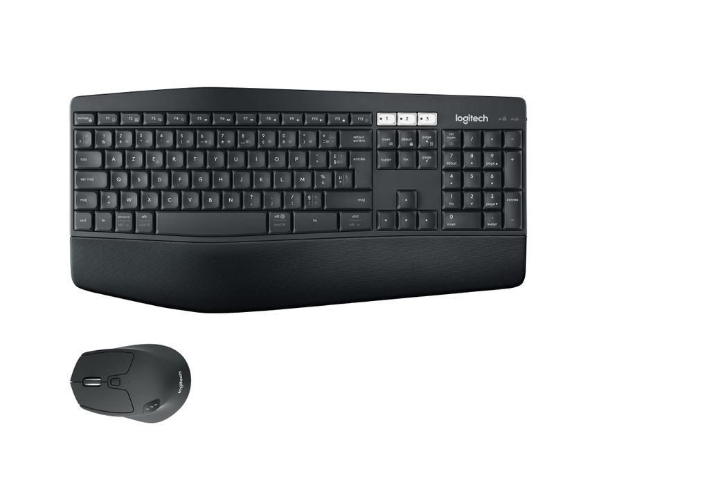 Logitech MK850 - Standard - Kabellos - RF Wireless - AZERTY - Schwarz - Maus enthalten