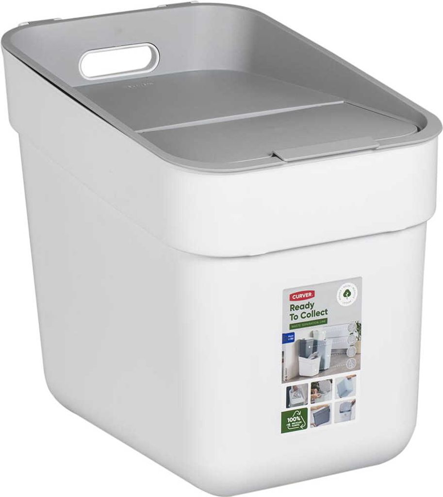 Recyklační koš Ready to Collect 20L 252105 šedý/bílý Keter Obrázek produktu 
