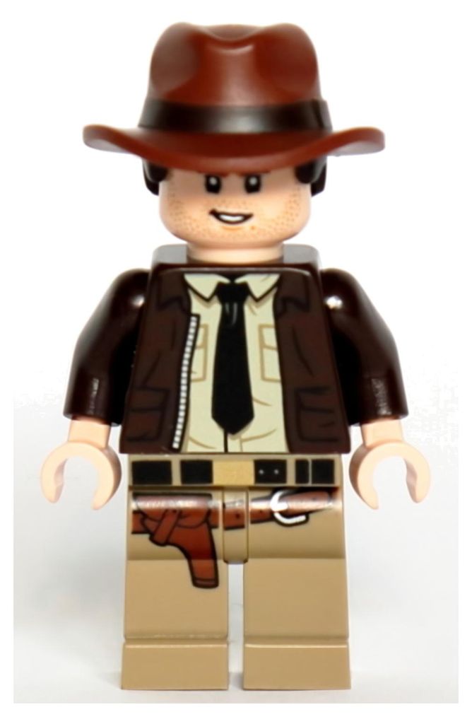 LEGO Minifigur Indiana Jones - Dark Brown Jacket, Black Produktbild 