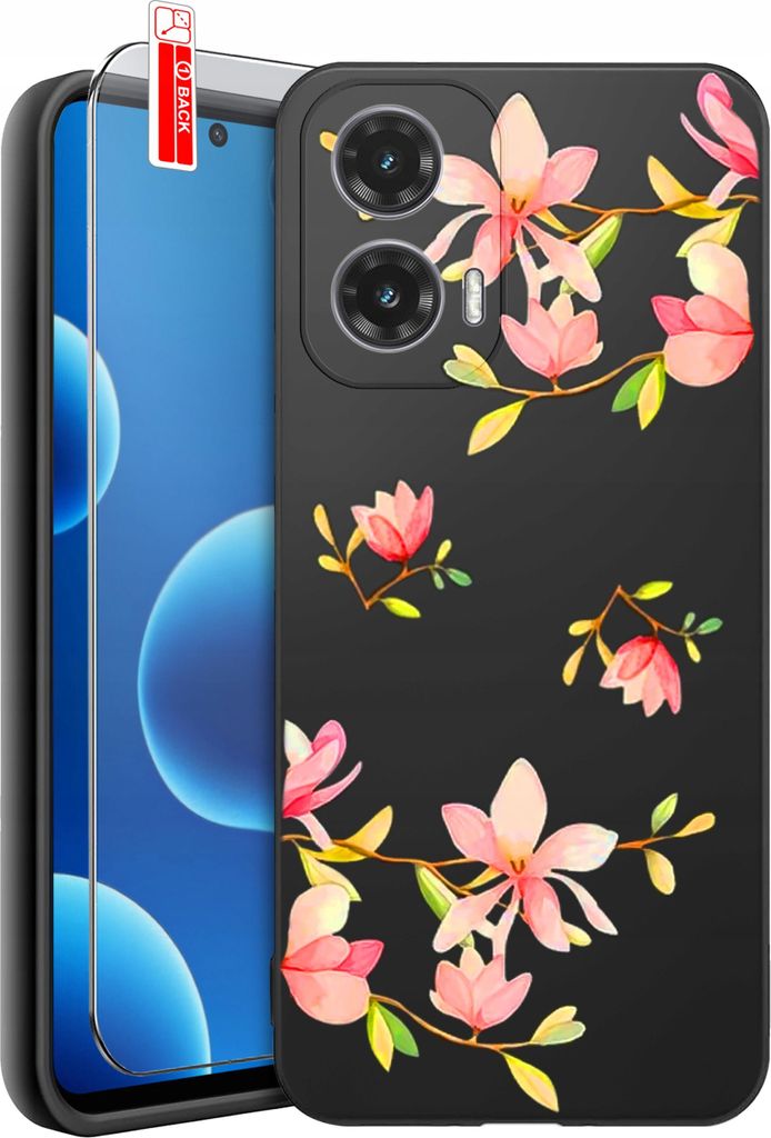 Hülle für Motorola Moto G45 5G | Designs | Mattes Silikon-Case + 9H-Glas