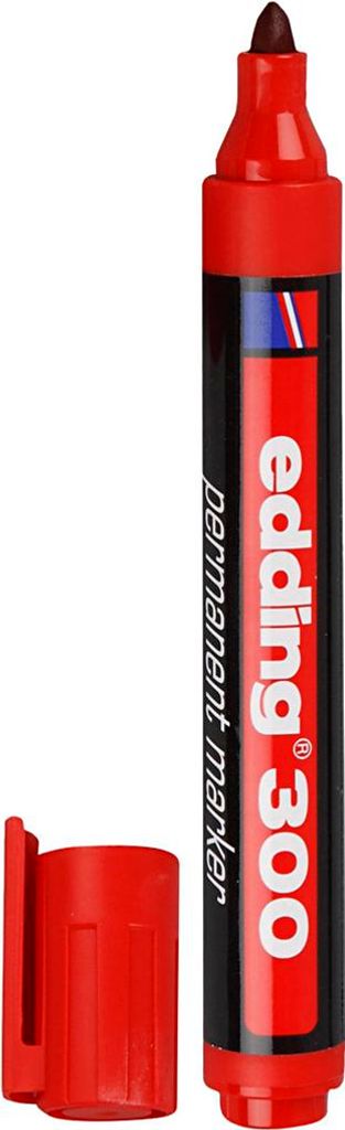 edding 300 pennarello permanente rosso Immagine del prodotto 