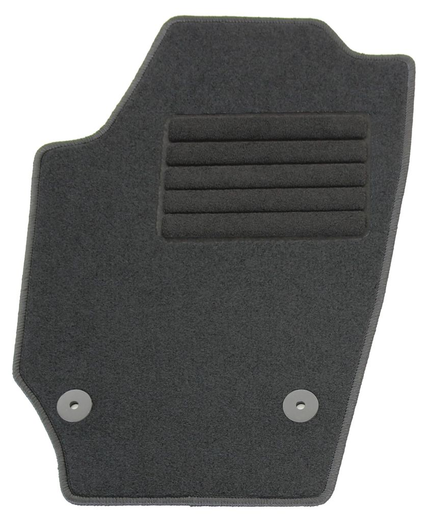 Fahrer-Fußmatte für Skoda Fabia 2 5J, 12/2007-10/2014, vorne links, Schwarz