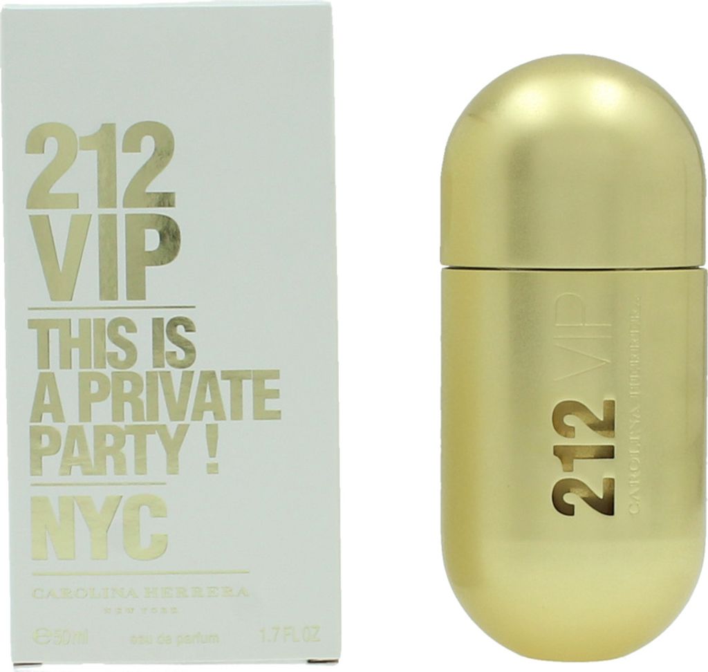 Carolina Herrera 212 VIP, Frauen, 50 ml, Bergamotte, Produktbild 
