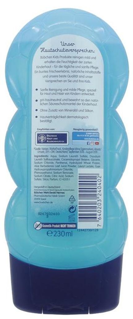Bübchen 2in1 Sportsfreund Shampoo & Spülung Produktbild 