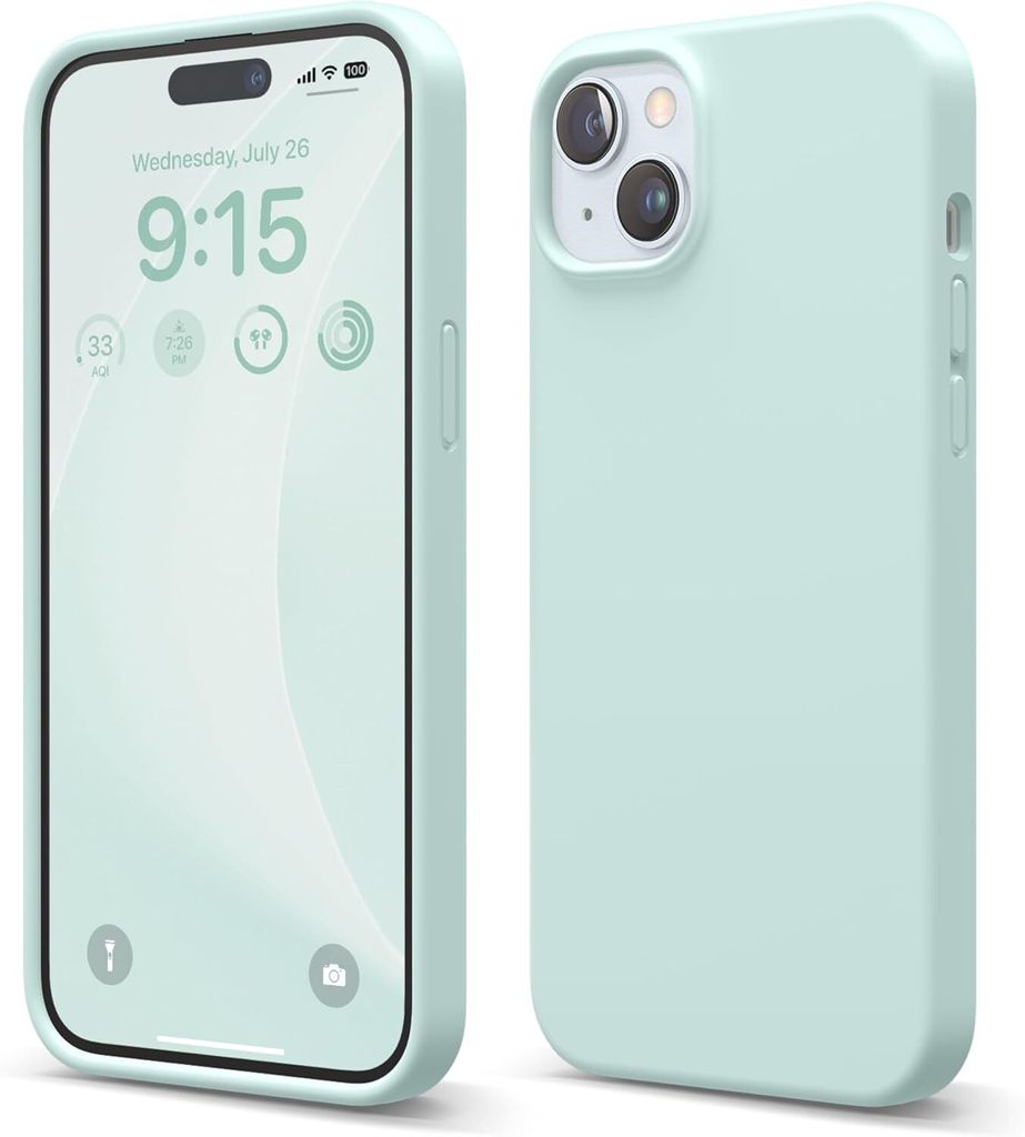Elago Premium Silikonhülle für iPhone 15 Plus Mint