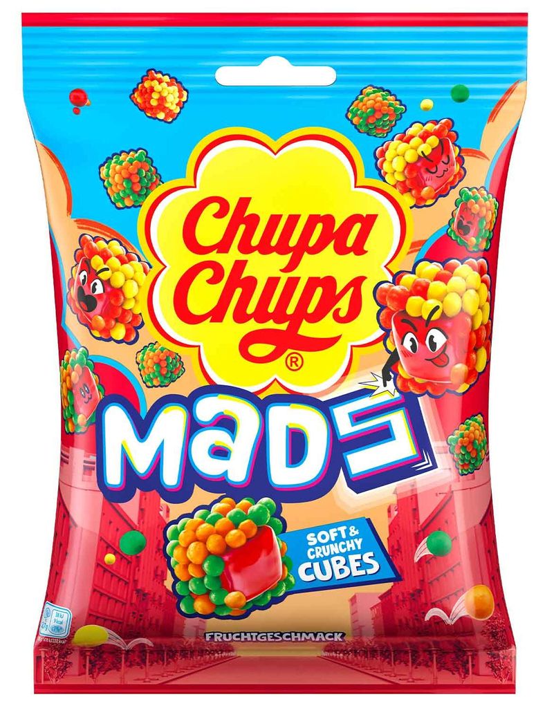 Chupa Chups Mads Fruits 115g Produktbild 