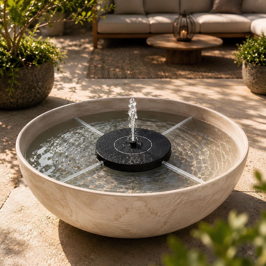 Fontaine solaire Fontaine d'eau pour jardin Fontaine Image du produit 