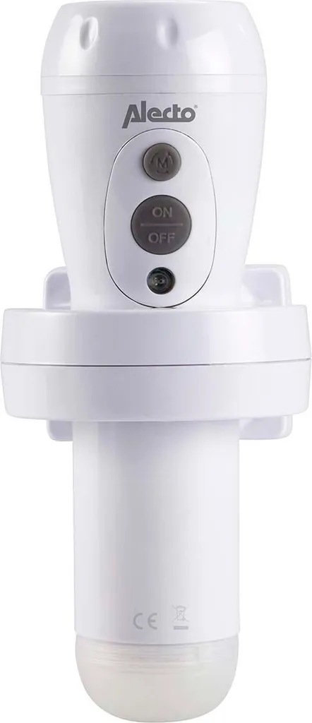 Veilleuse LED avec capteur et lampe torche de secours Alecto ATL-110 blanc