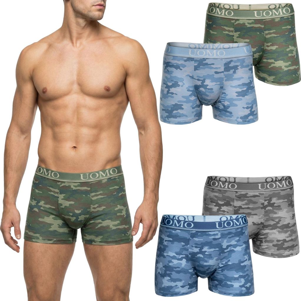 PESAIL Herren Boxershorts, Gr. 2XL, 10x Unterhosen, M bis 6XL, Baumwolle, Unterwäsche ohne kratzenden Etiketten, Retroshorts, Farbmix 4