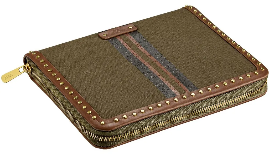 Trousse à bijoux de voyage Wolf Ida Édition Limitée en cuir matelassé - 2
