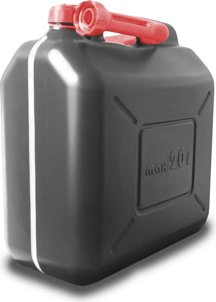 Tanica 20 Litri Professionale per Carburante - Plastica Nera AH