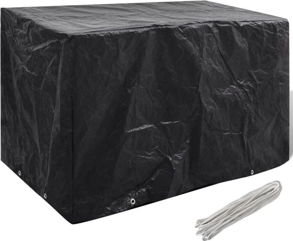 vidaXL Gartenmöbel-Abdeckungen 2 Stk. 8 Ösen 140x70x90 cm