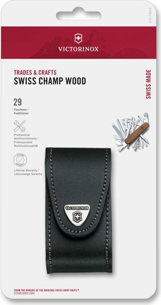 Swiss Champ Wood, 91 mm, braun, Blister
