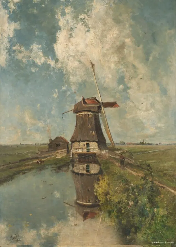 Puzzle Paul Gabriel Eine Mühle 1000 pièces haute qualité Rijksmuseum