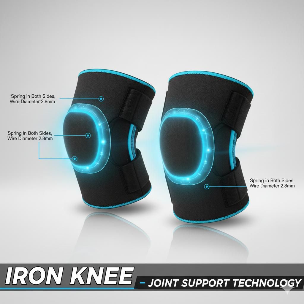 Iron Knee Knietrainer – Knie-Trainingsgerät für Kraft, Stabilität & Reha | Gelenkschonendes Muskeltraining für Zuhause & Therapie