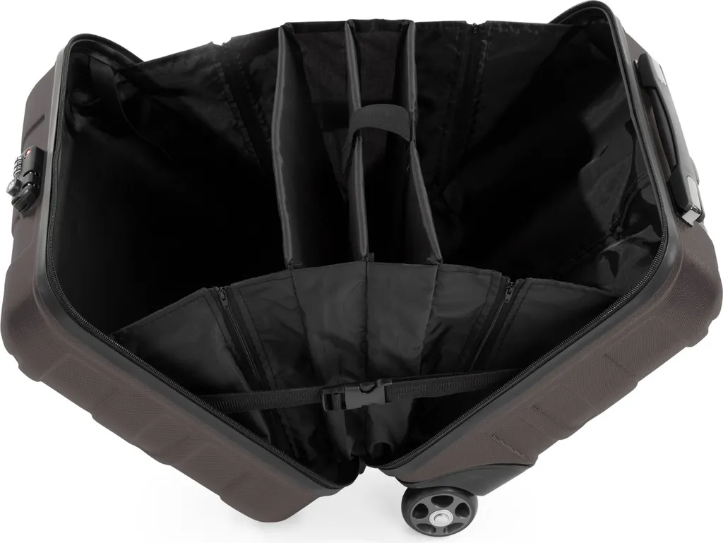Valise Business à 2 Roulettes - Trolley Laptop ABS avec Serrure TSA Titan