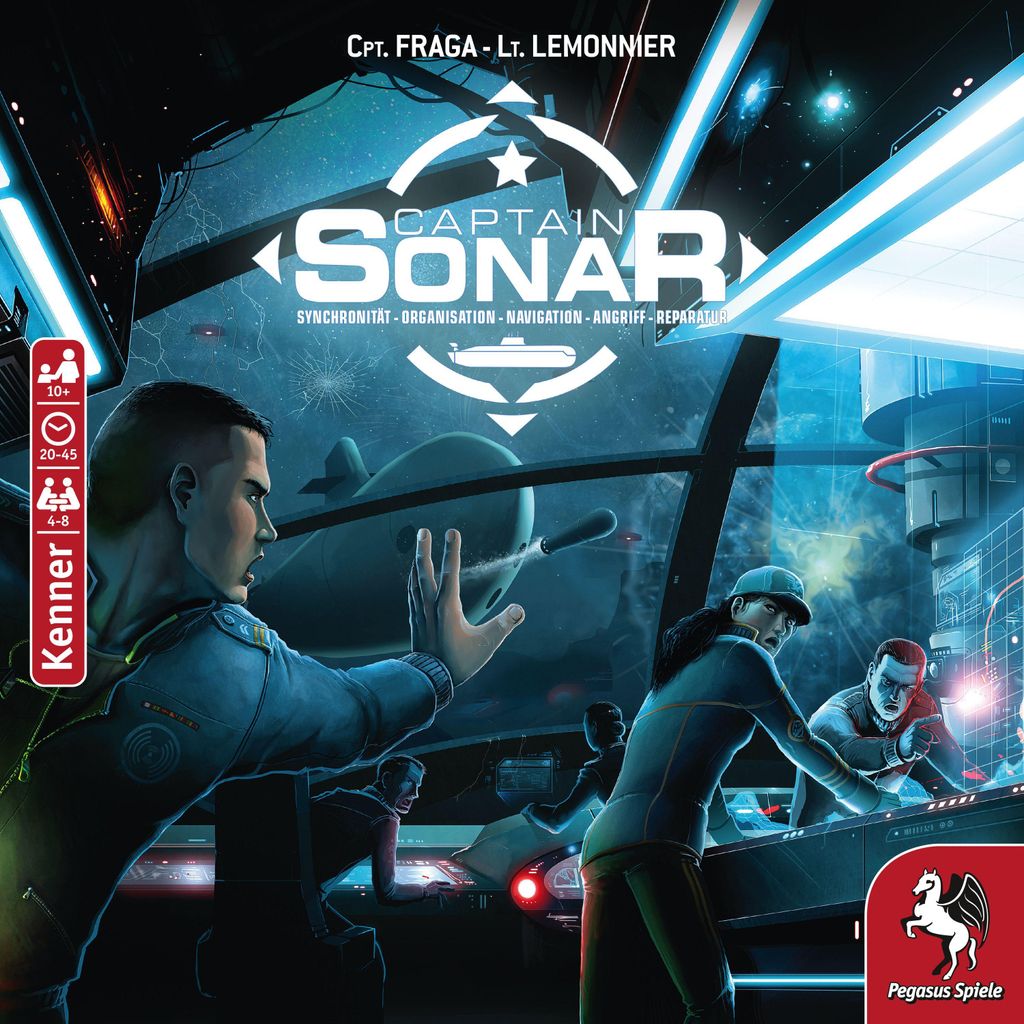 Pegasus Captain Sonar, Brettspiel, Detektiv, 10 Jahr(e), 20 Produktbild 